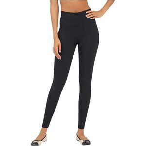 Spanx Women's Black Ponte Ankle Leggings Classic Medium NWOT